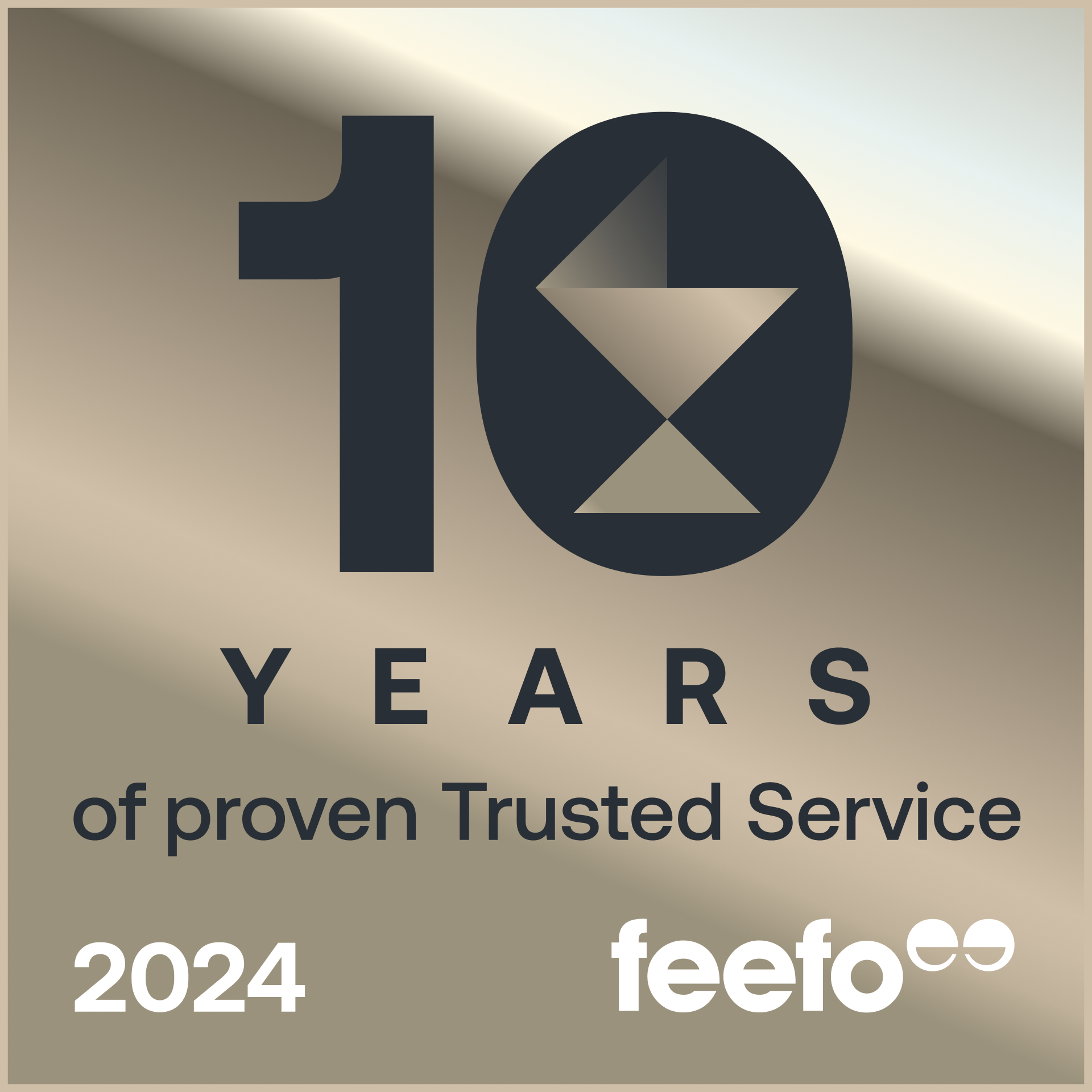 Keysound receives Feefo's 10 Years of Excellence Award 2024
