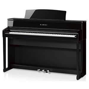 Kawai CA701 Digital Piano in Polished Ebony  title=