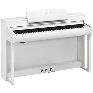 Yamaha CSP255 Digital Piano in White  title=