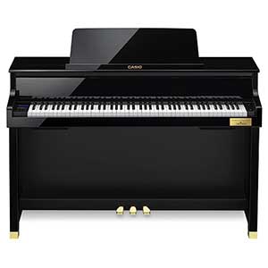 Casio GP510 Celviano Grand Hybrid Digital Piano in Polished Ebony  title=