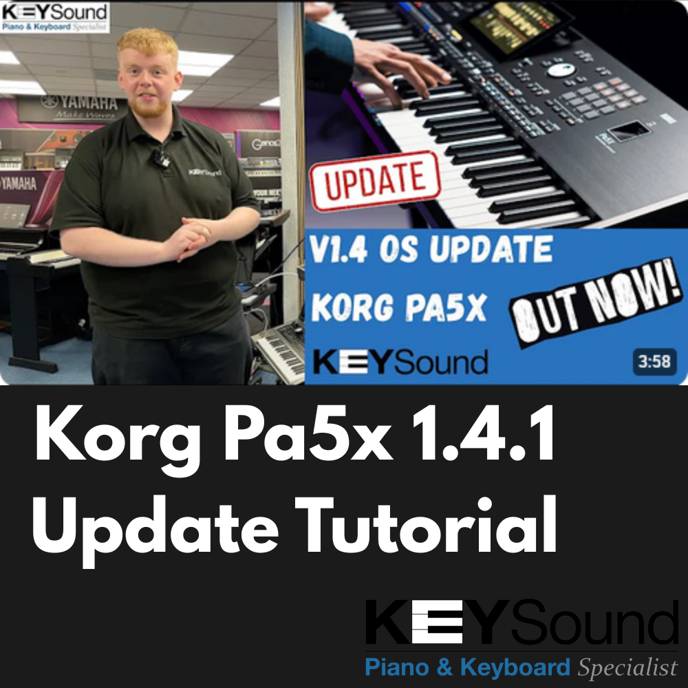 Korg Releases Important OS Update for the PA5X – Version 1.4.1