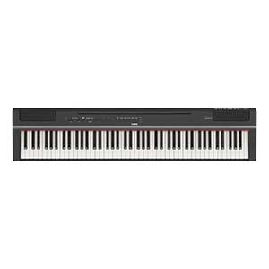 Yamaha P125A Digital Piano in Black  title=