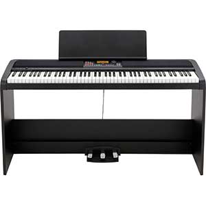 Korg XE20SP Digital Ensemble Piano includes Stand and Pedals  title=