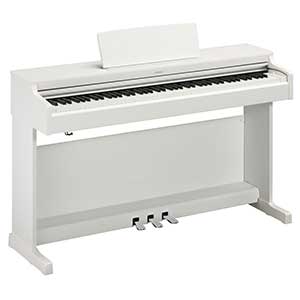 Yamaha YDP164 Digital Piano in White  title=