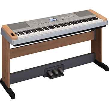 Yamaha DGX640 Digital Piano in Cherry  title=