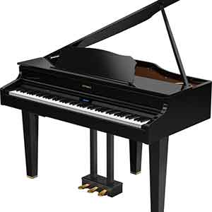 The All New Roland GP607 Mini Grand Digital Piano