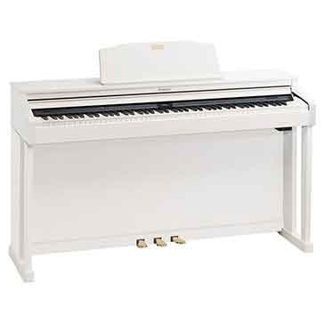 Roland HP504 Digital Piano in White  title=