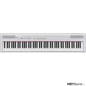 Yamaha P105 Digital Piano in White  title=