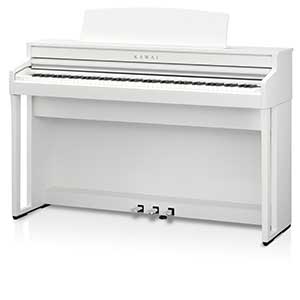 Kawai CA49 Digital Piano in Satin White