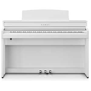 Kawai CA501 Digital Piano in Satin White  title=