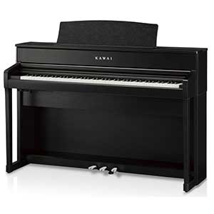 Kawai CA701 Digital Piano in Satin Black  title=