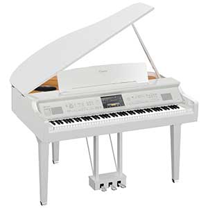 Yamaha CVP809GP Digital Piano in Polished White