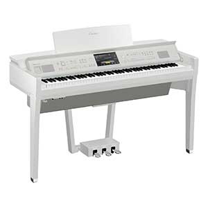 Yamaha CVP809 Digital Piano in Polished White