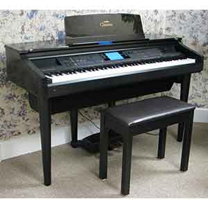 Yamaha CVP107 Digital Piano in Rosewood  title=