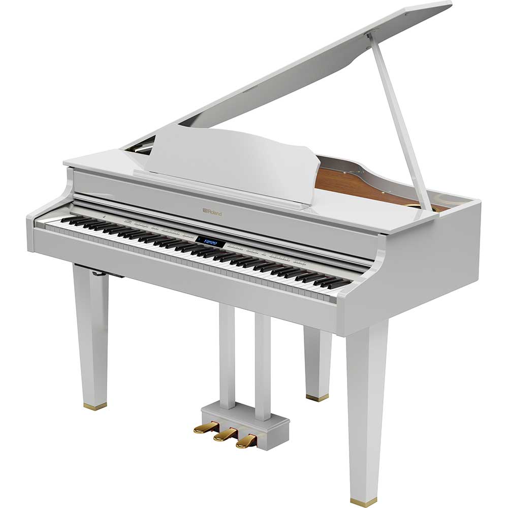 Roland GP607 Digital Piano in Polished White