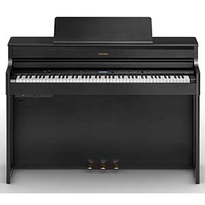 Roland HP704 Digital Piano in Charcoal Black  title=