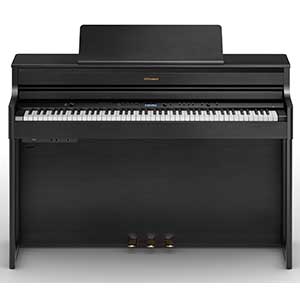 Roland HP704 Digital Piano in Charcoal Black