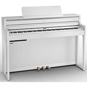 Roland HP704 Digital Piano in White  title=