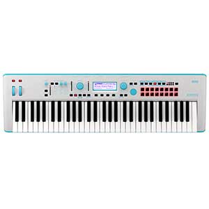 Korg Kross 2 61 Synthesizer Workstation in Gray Blue  title=