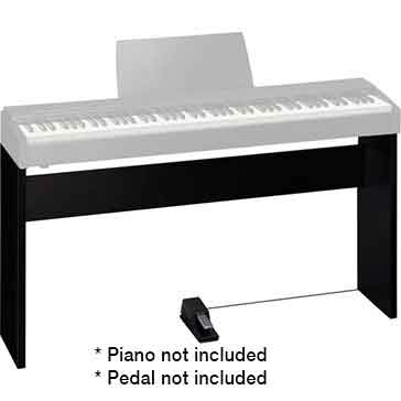 Roland KSC68CB Stand for the Roland F20 Digital Piano in Contemporary Black  title=