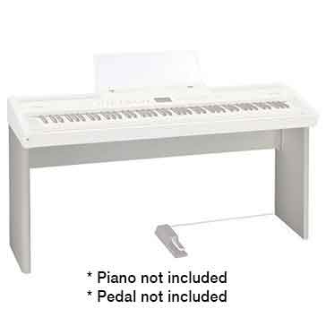 Roland KSC76WH Stand for the Roland FP80 Digital Piano in White  title=