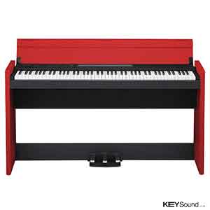 Korg LP380 Digital Piano in Red and Black