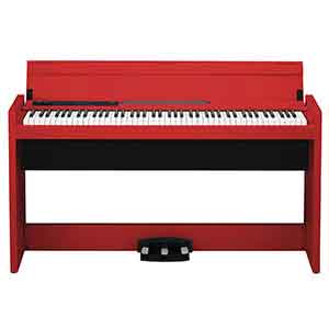 Korg LP380 Digital Piano in Red