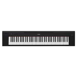 Yamaha NP35 Portable Piano-Style Keyboard in Black  title=