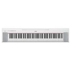 Yamaha NP35 Portable Piano-Style Keyboard in White  title=
