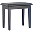 Stagg PBF23 BKP Piano Bench With Black Vinyl Top And Storage Compartment