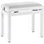 Stagg PBF39 WHM VWH Rise And Fall Bench With White Velvet Top