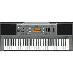 Yamaha PSRE353 Arranger Keyboard in Silver  title=