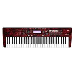 Korg Kross 2 61 Key Synthesizer Workstation in Red Marble