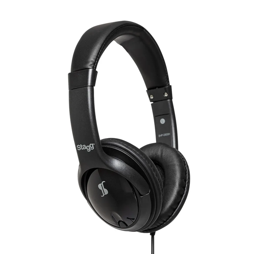 Stagg SHP-2300H General Purpose Stereo Headphones in Black
