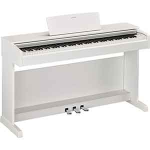 Yamaha YDP143 Digital Piano in White  title=