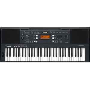 Yamaha PSRA350 Keyboard in Black  title=