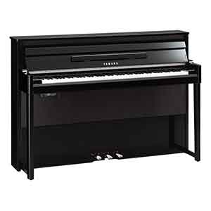 Yamaha NU1X Digital Piano in Polished Black  title=
