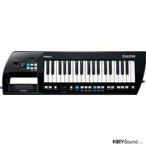 Roland AX09 Keytar Synthesizer in Black Sparkle  title=