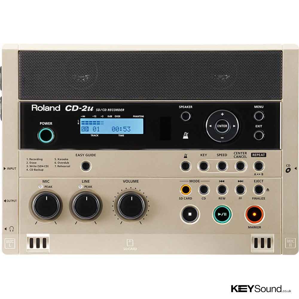 Roland CD2U SD and CD Recorder in Silver