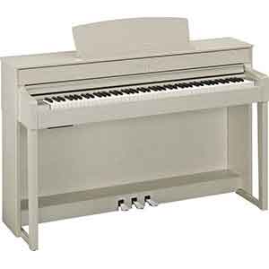 Yamaha CLP545 Digital Piano in White Ash