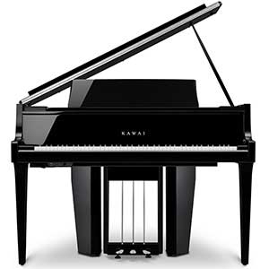 Kawai Novus NV12 Hybrid Piano in Polished Ebony
