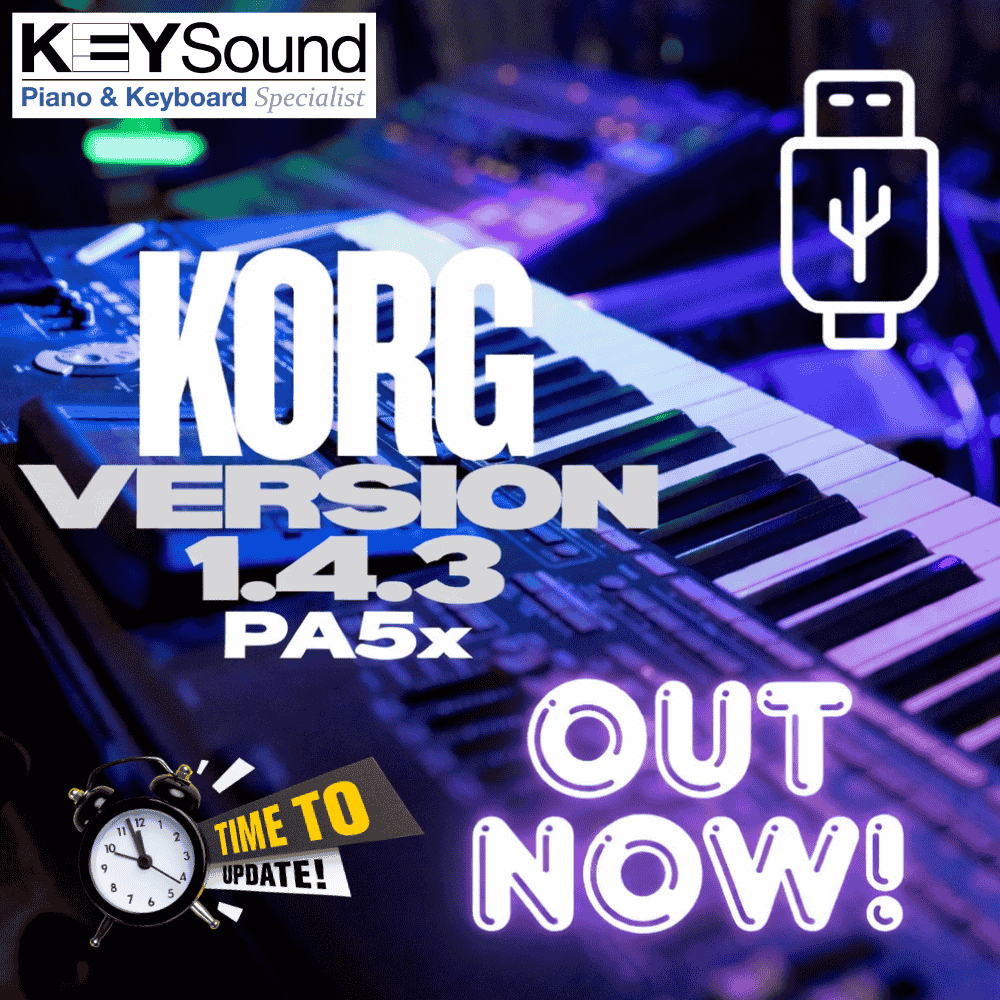 Korg Pa5X OS v1.4.3 Update Released – Improvements, Fixes & Free Download