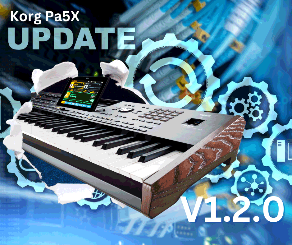 Korg PA5X gets new firmware, version 1.2.0 Out Now
