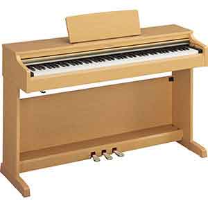 Yamaha YDP162 Digital Piano in Light Cherry  title=